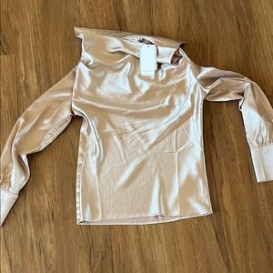 Elegant Satin Women Top XS commense